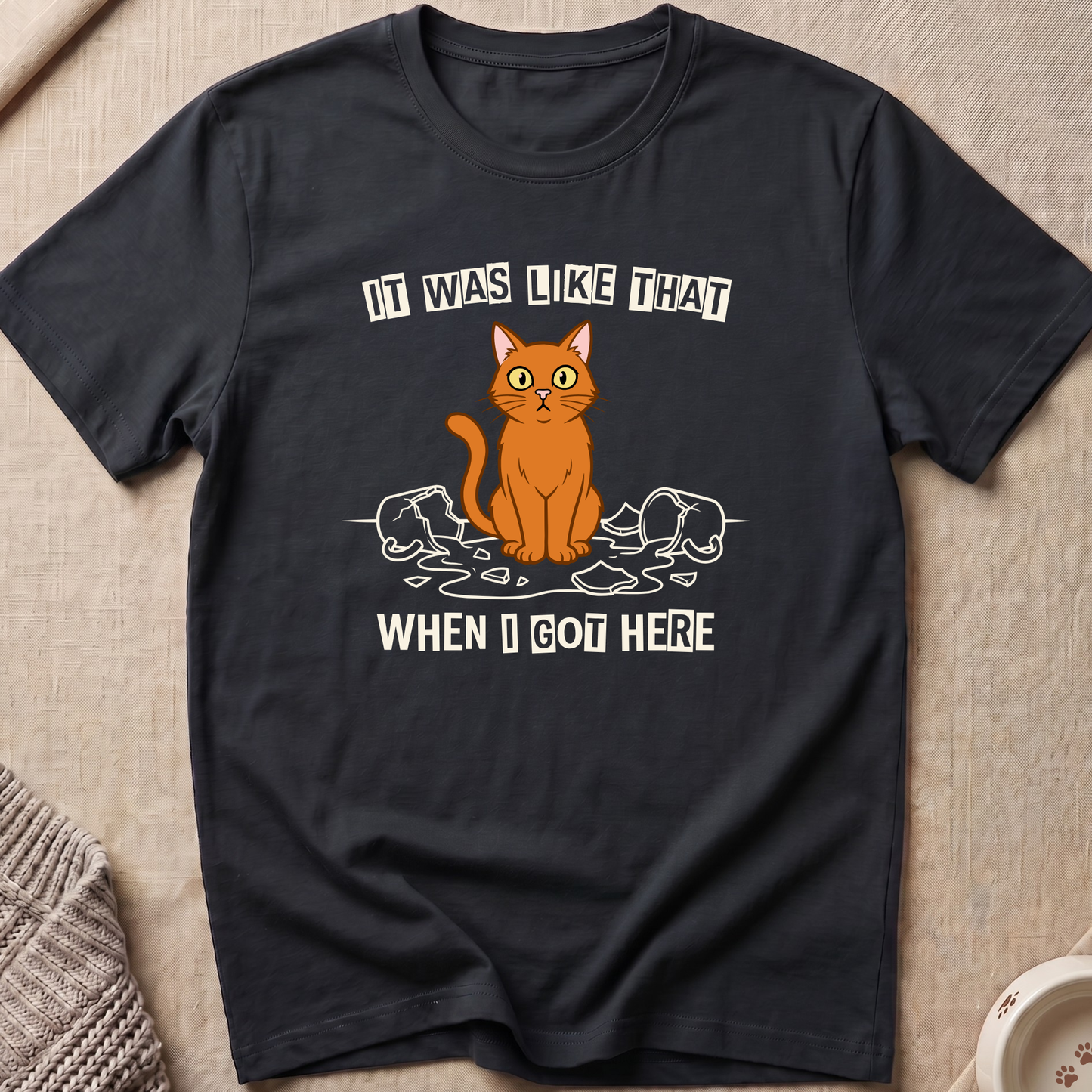 Snarky Cat Alibi T-Shirt