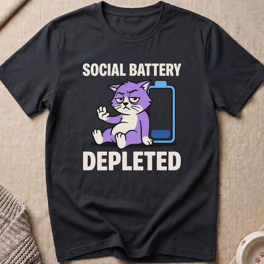Social Battery Depleted T-Shirt