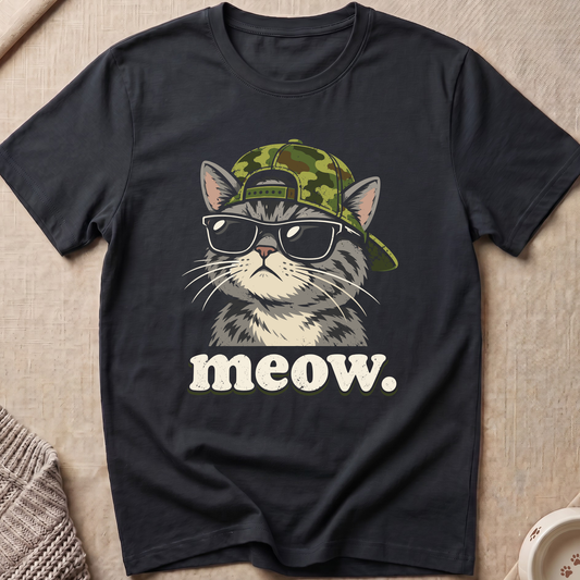 Snarky Camo Cat T-Shirt