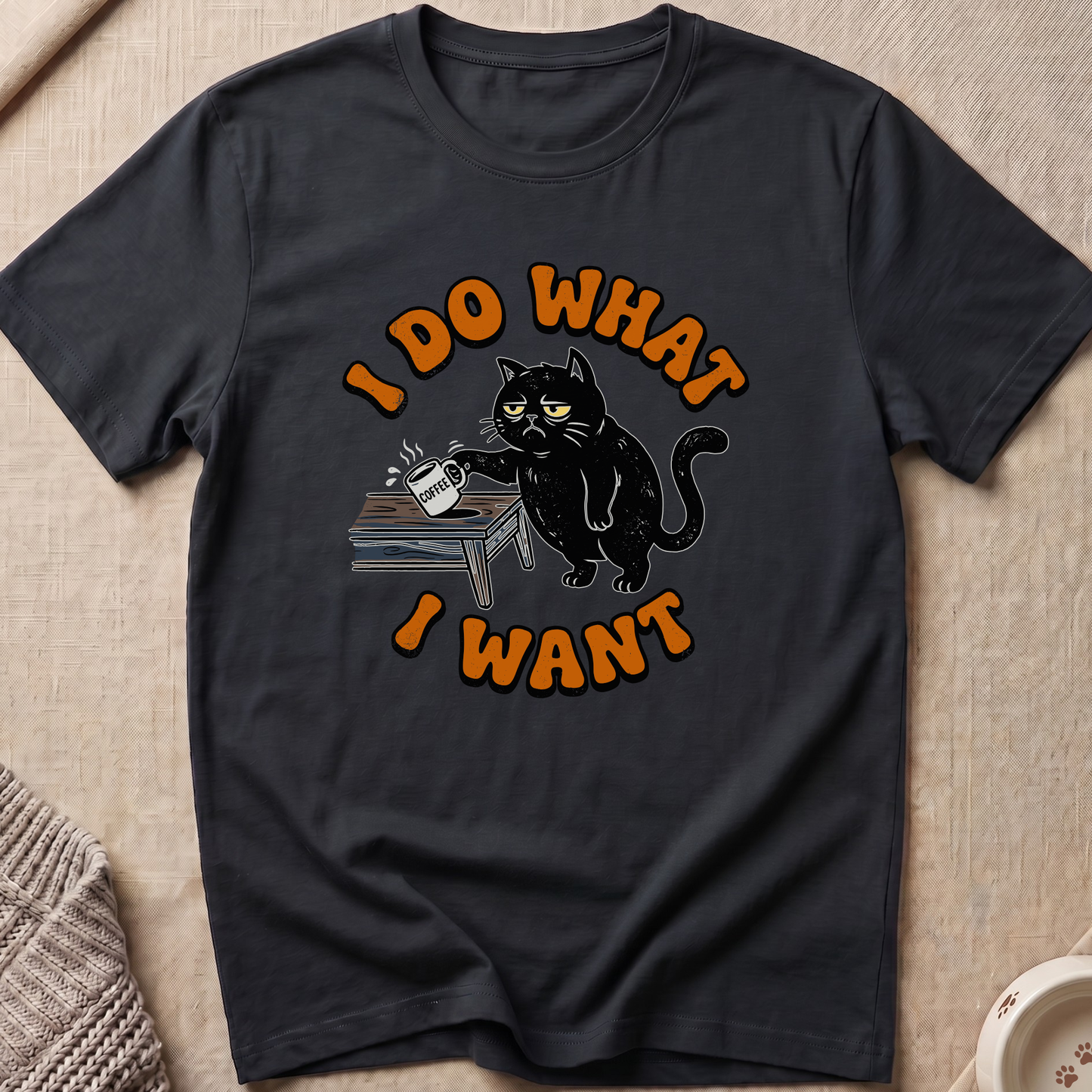 I Do What I Want Cat T-Shirt