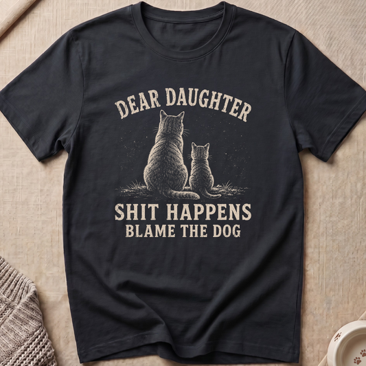 Dear Daughter Shit Happens T-Shirt