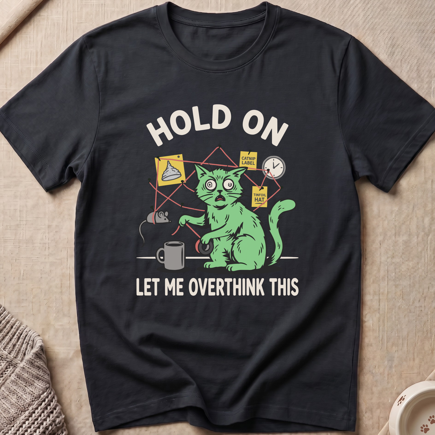 Hold On Cat T-Shirt