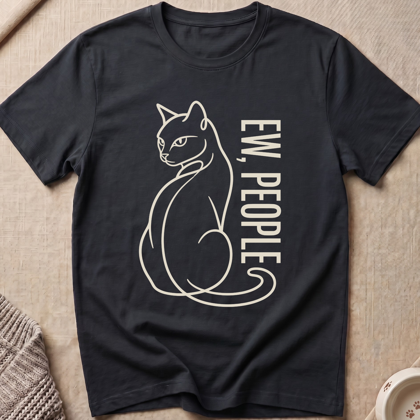 Ew People Snarky Cat T-Shirt