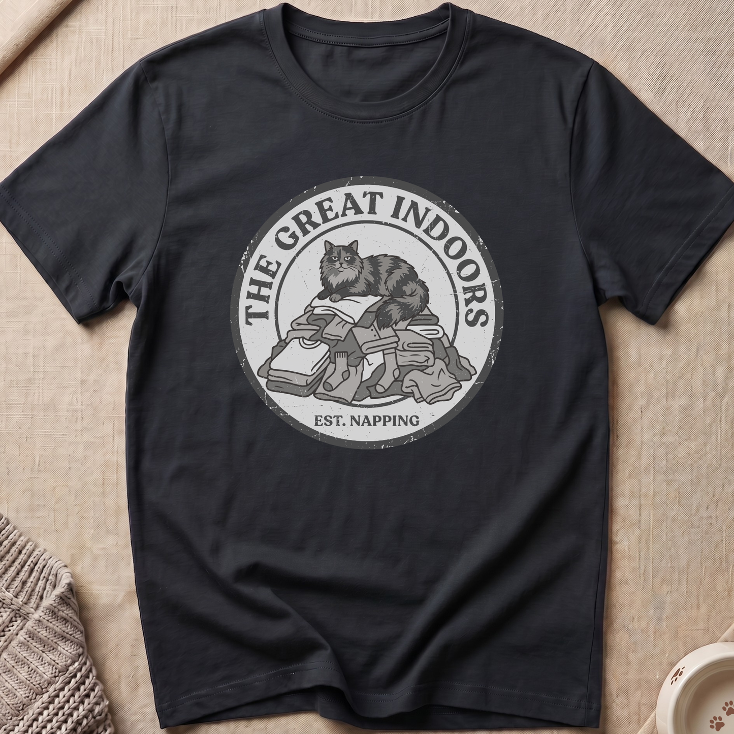 The Great Indoors Cat T-Shirt