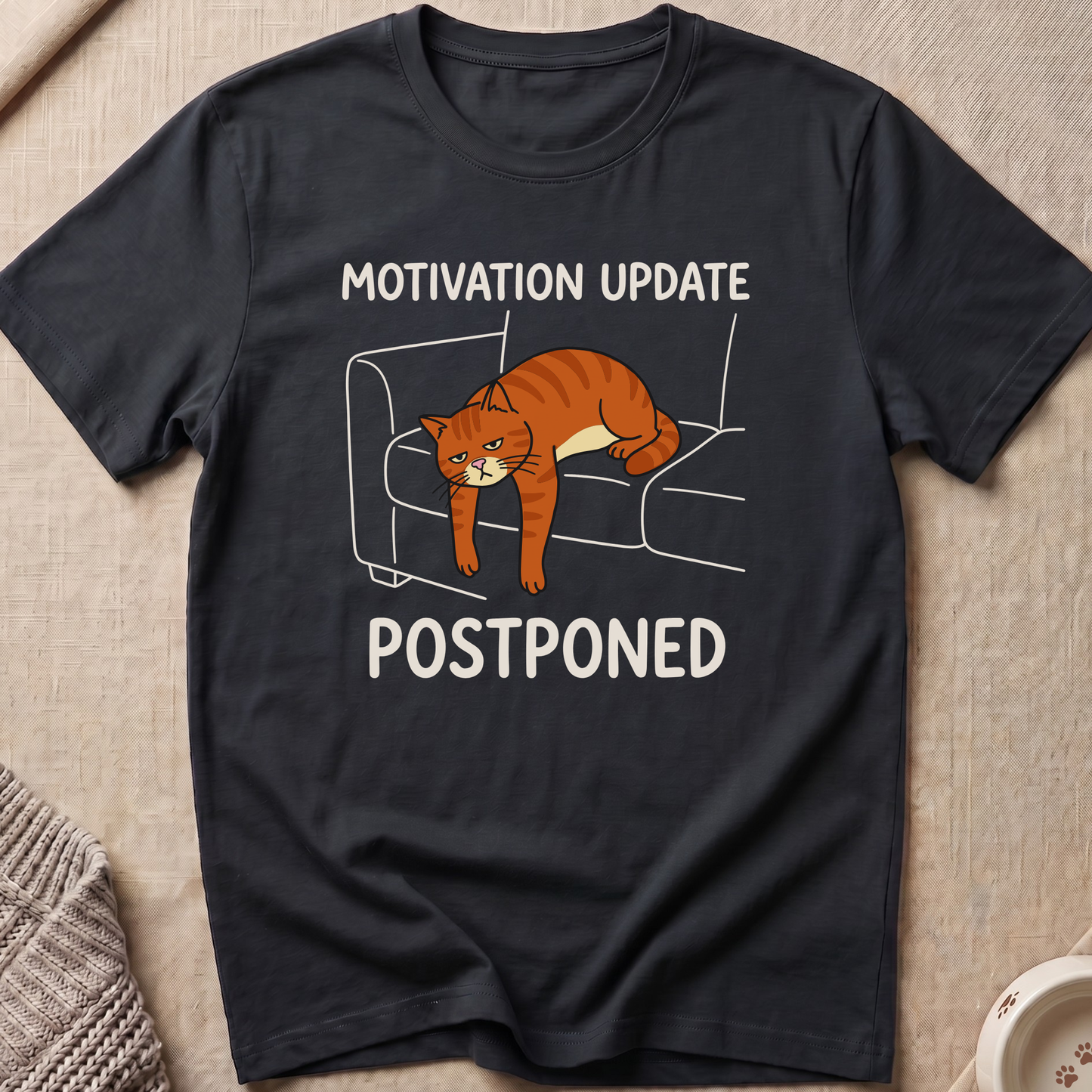 Motivation Update Snarky Cat T-Shirt