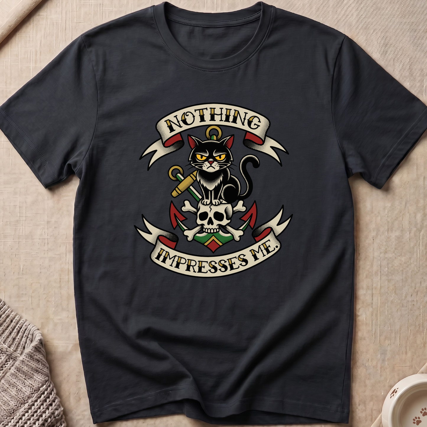 Nothing Impresses Me Cat T-Shirt