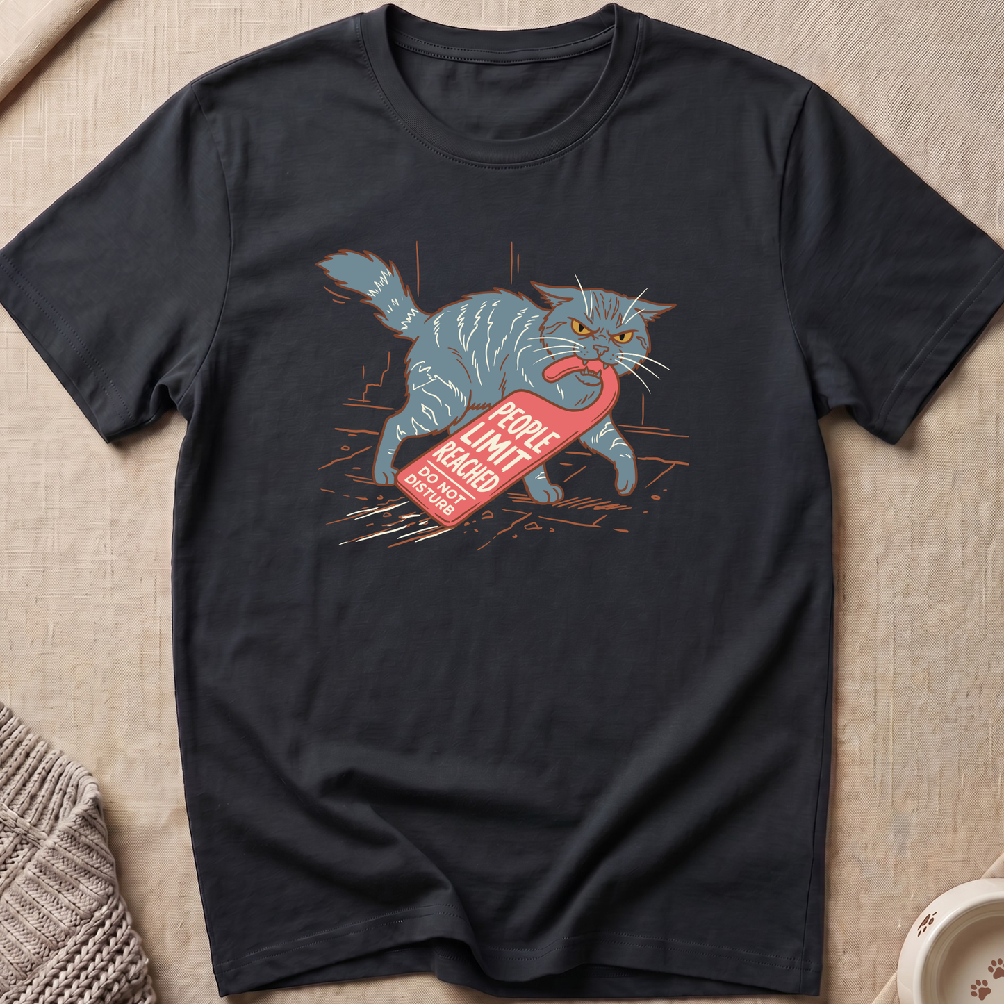 Limit Reached Cat T-Shirt