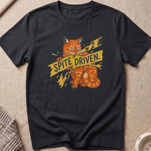 Spite Driven Snarky Cat T-Shirt