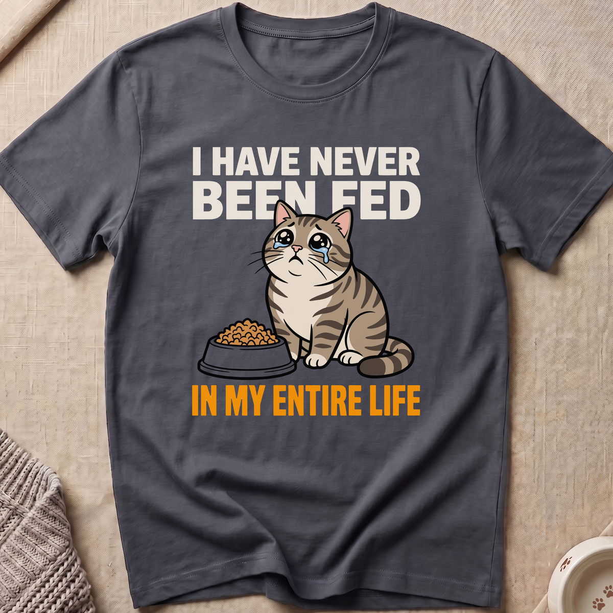 Never Fed Snarky Cat T-Shirt
