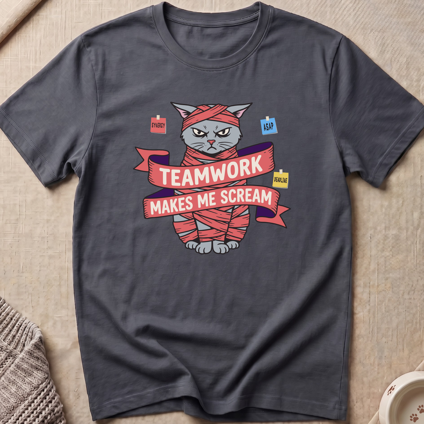 Teamwork Cat T-Shirt