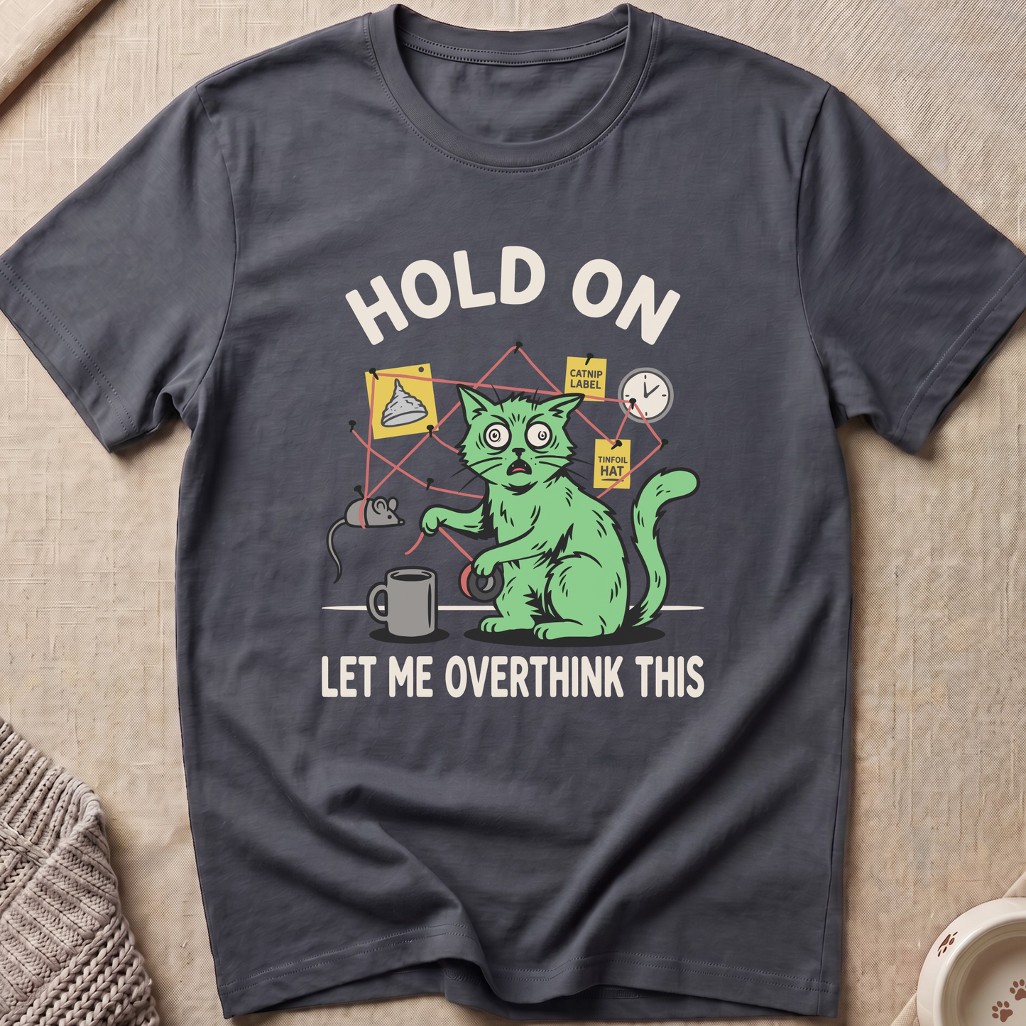 Hold On Cat T-Shirt