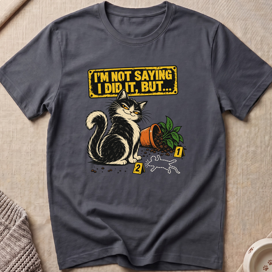 Did I Do It Cat T-Shirt