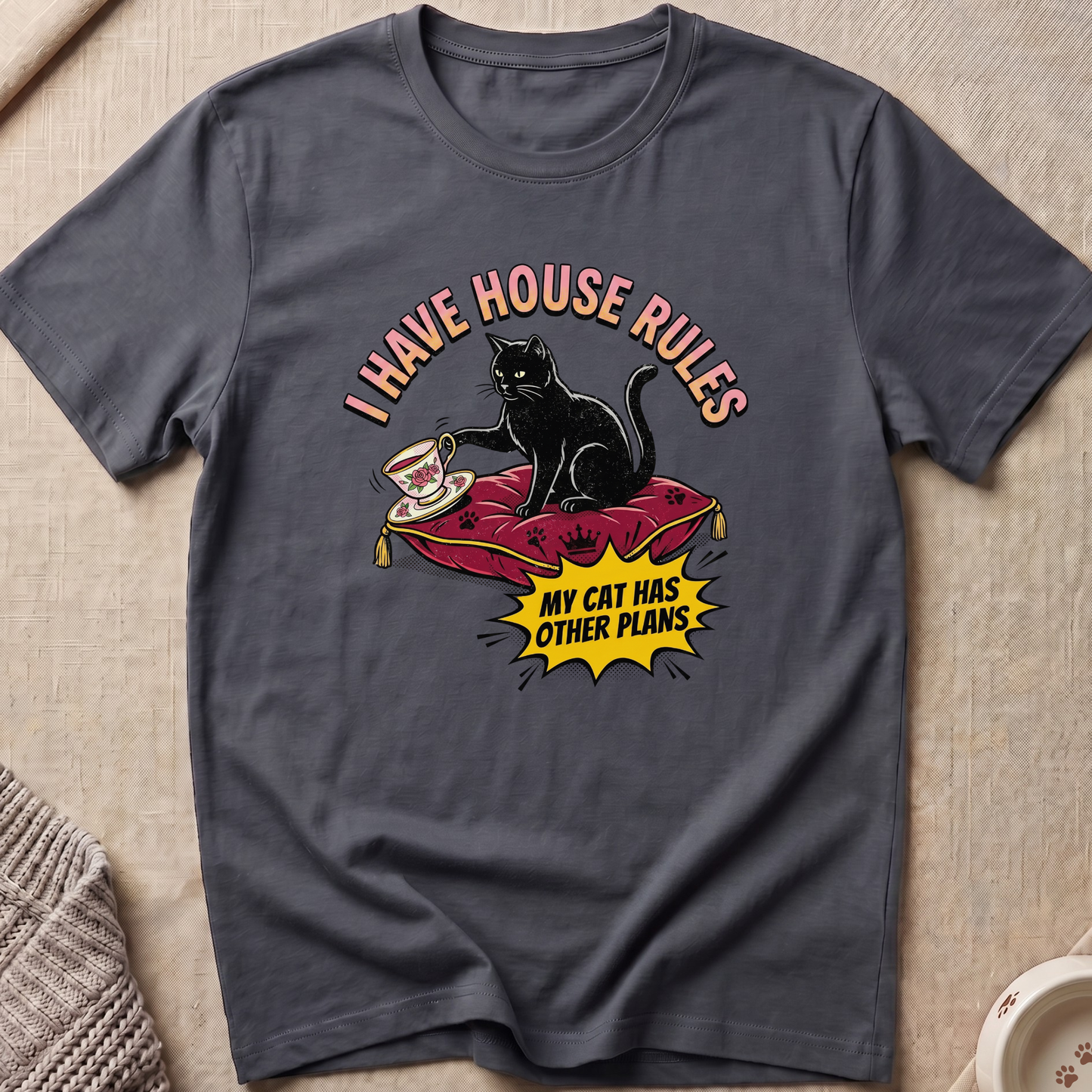 Other Plans Snarky Cat T-Shirt