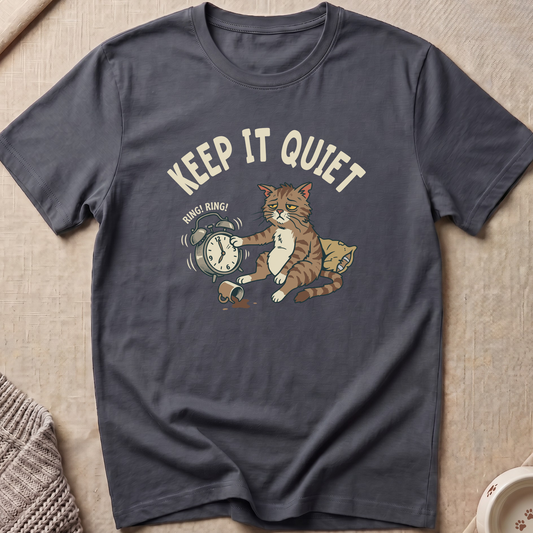 Keep It Quiet Snarky Cat T-Shirt
