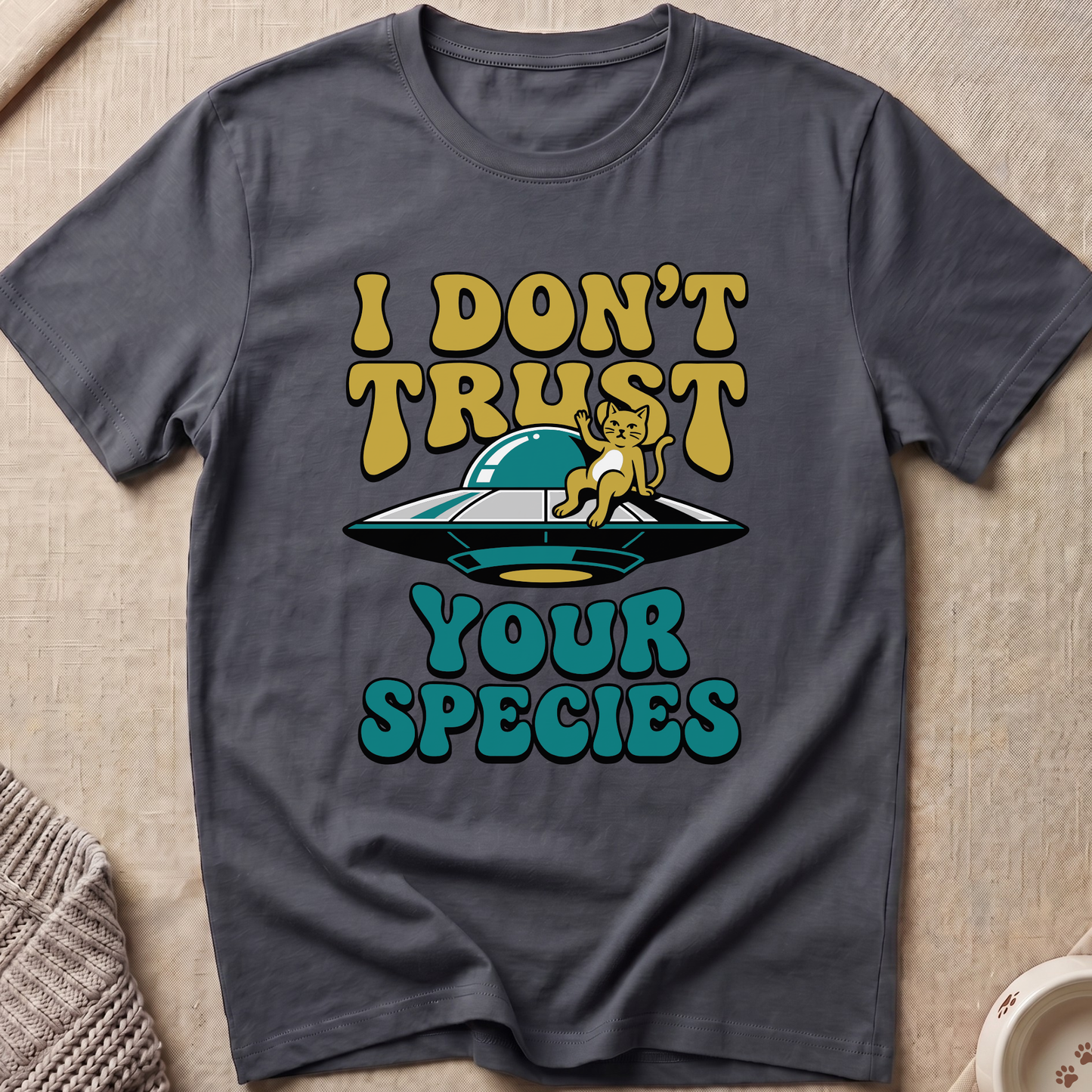 Trust Issues Snarky Cat T-Shirt