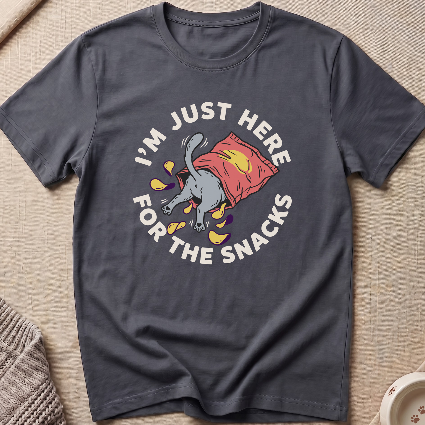 For The Snacks Cat T-Shirt