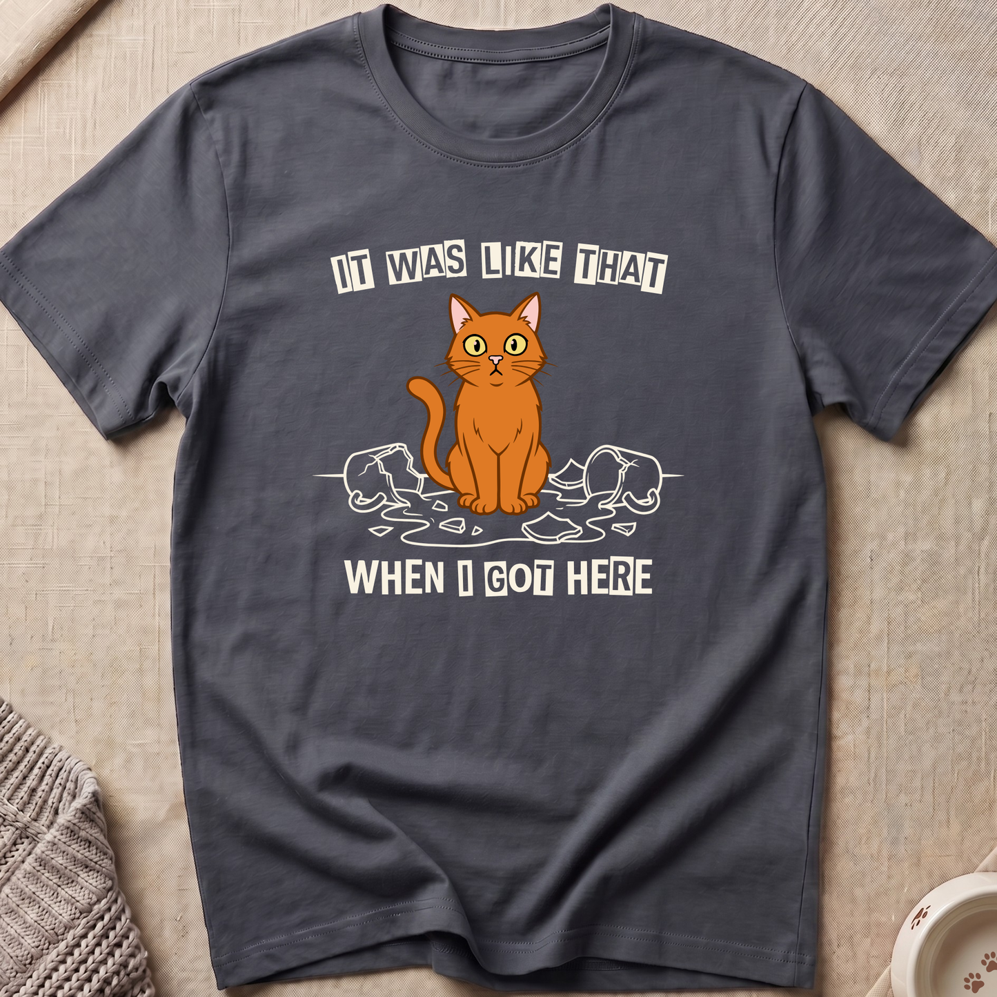 Snarky Cat Alibi T-Shirt