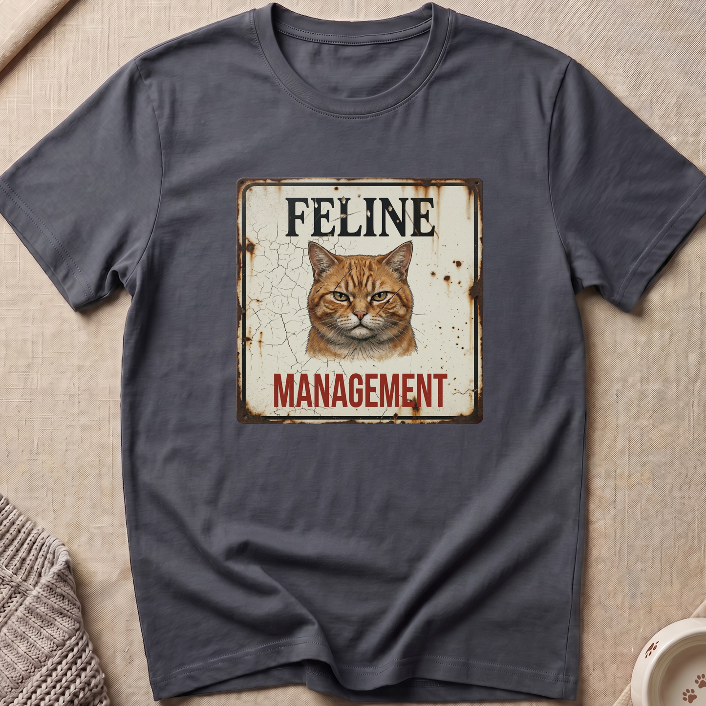 Feline Management Cat T-Shirt
