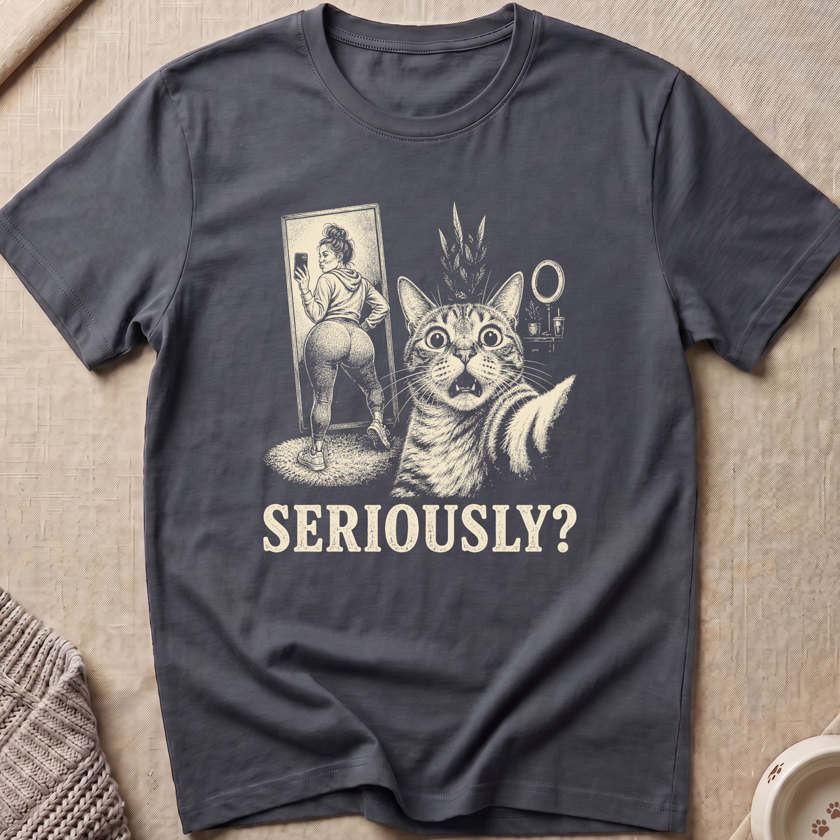 Seriously Selfie Cat T-Shirt