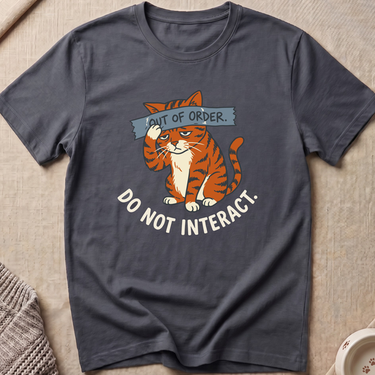 Do Not Interact Snarky Cat T-Shirt