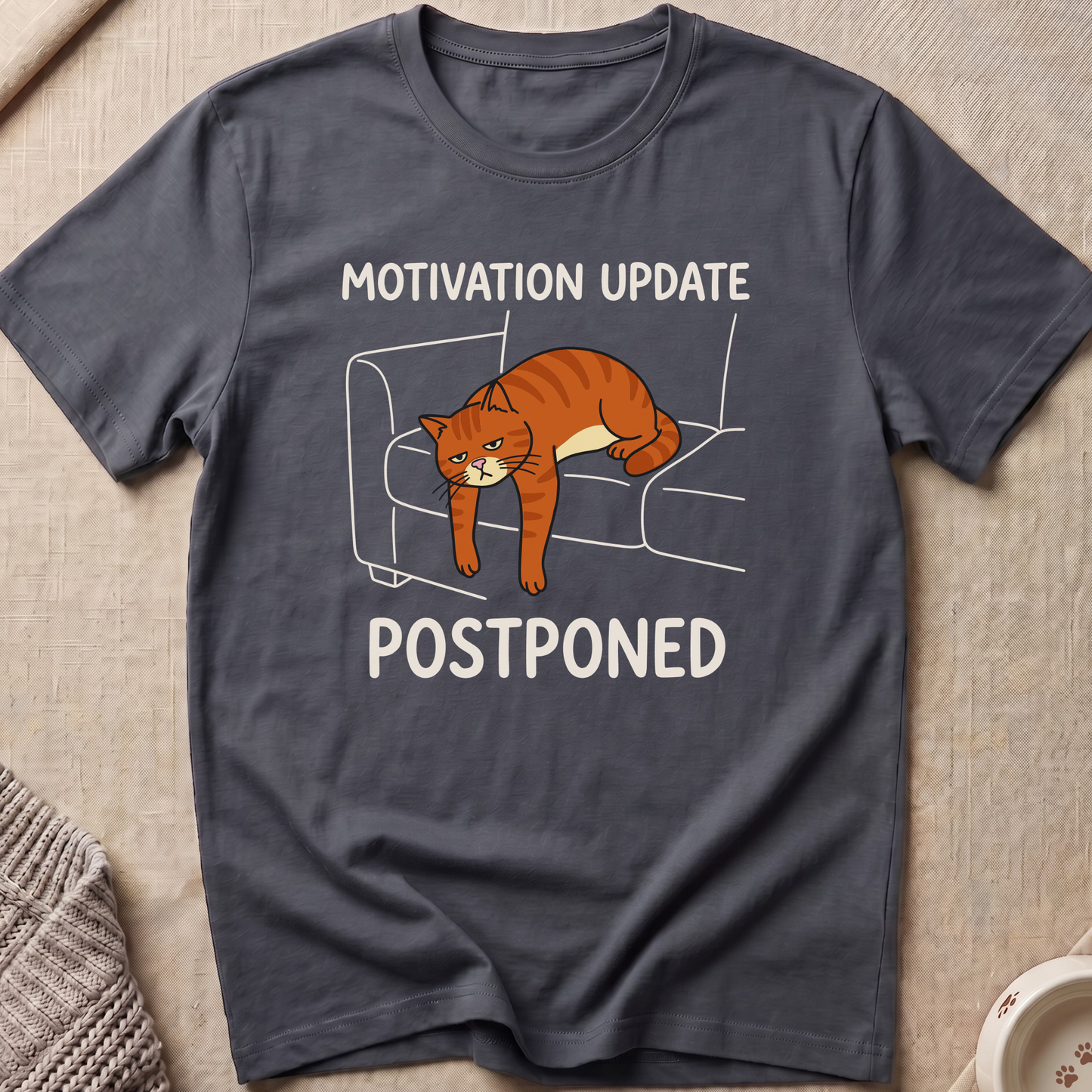 Motivation Update Snarky Cat T-Shirt
