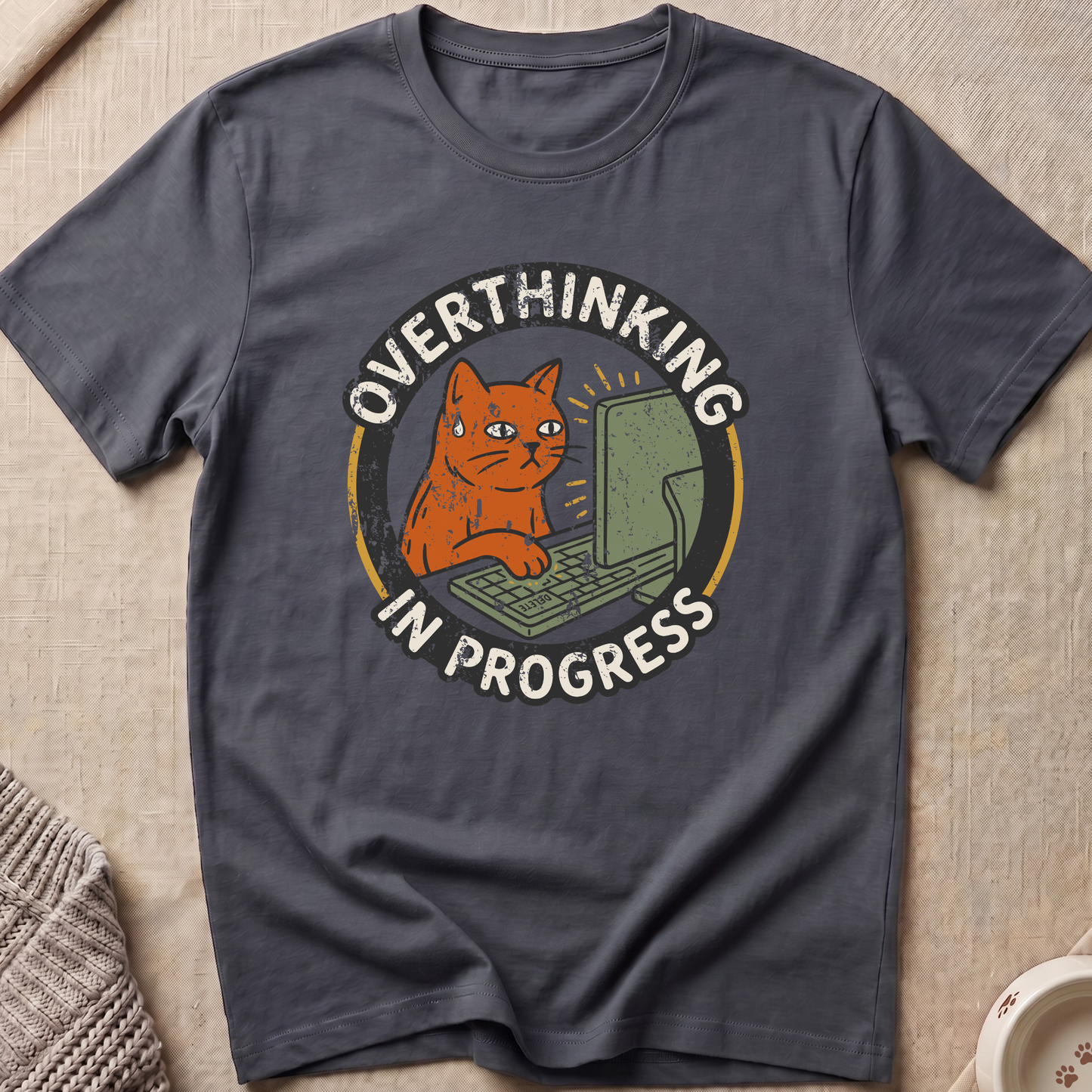 Overthinking Cat T-Shirt