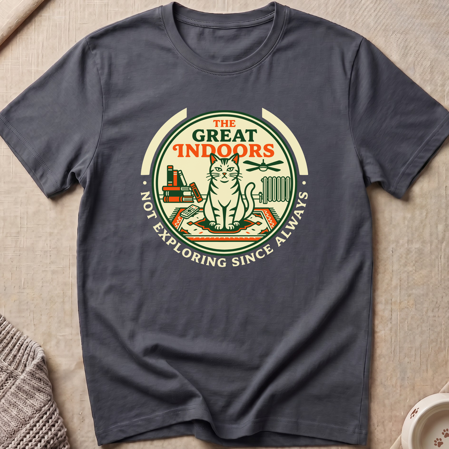 Indoor Adventures Cat T-Shirt