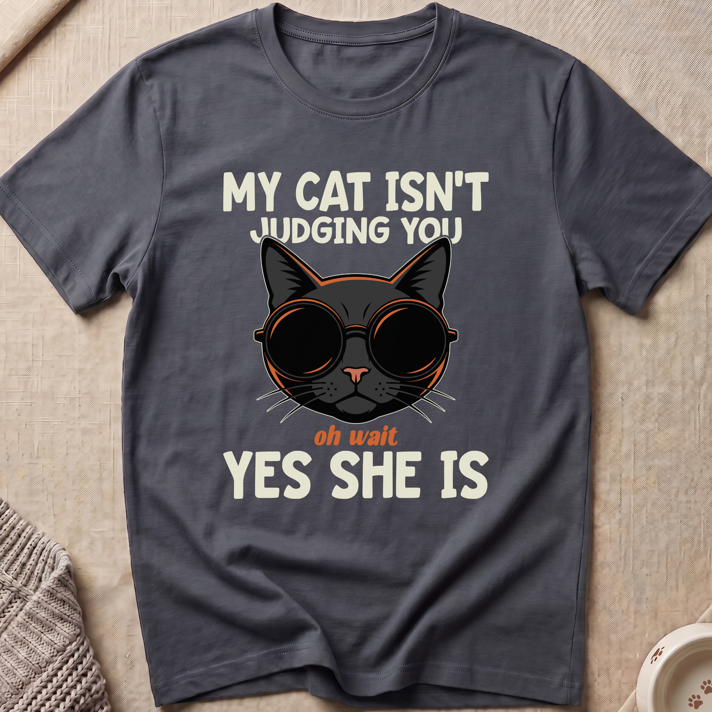 Yes She Is Cat T-Shirt