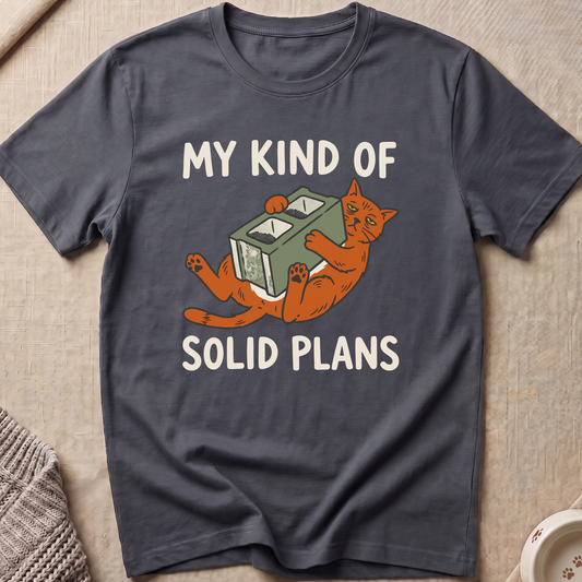 Solid Plans Snarky Cat T-Shirt