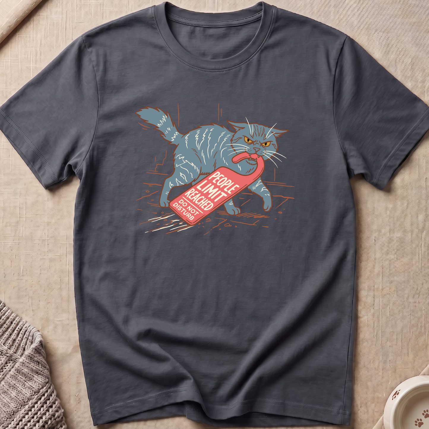 Limit Reached Cat T-Shirt
