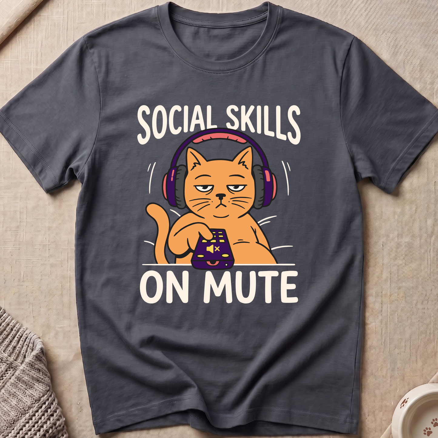 Social Skills Cat T-Shirt