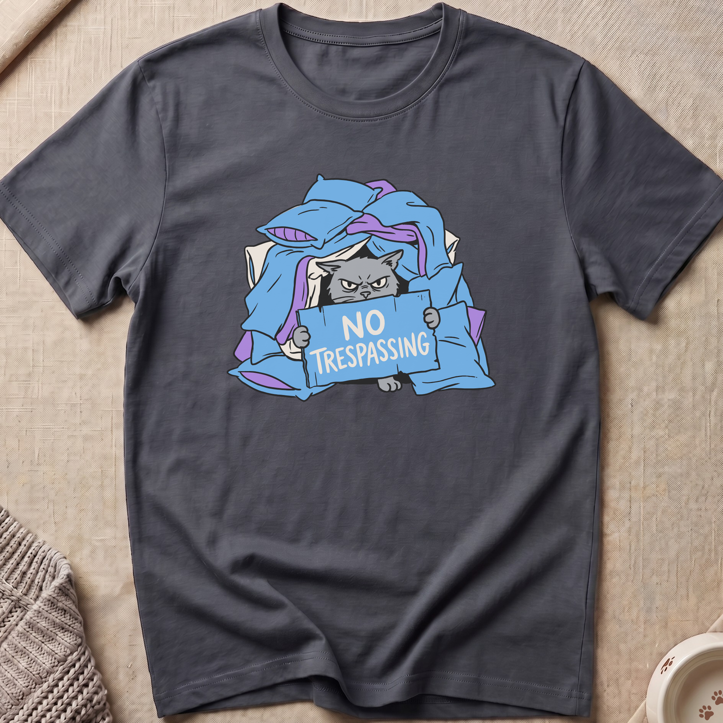 No Trespassing Cat T-Shirt