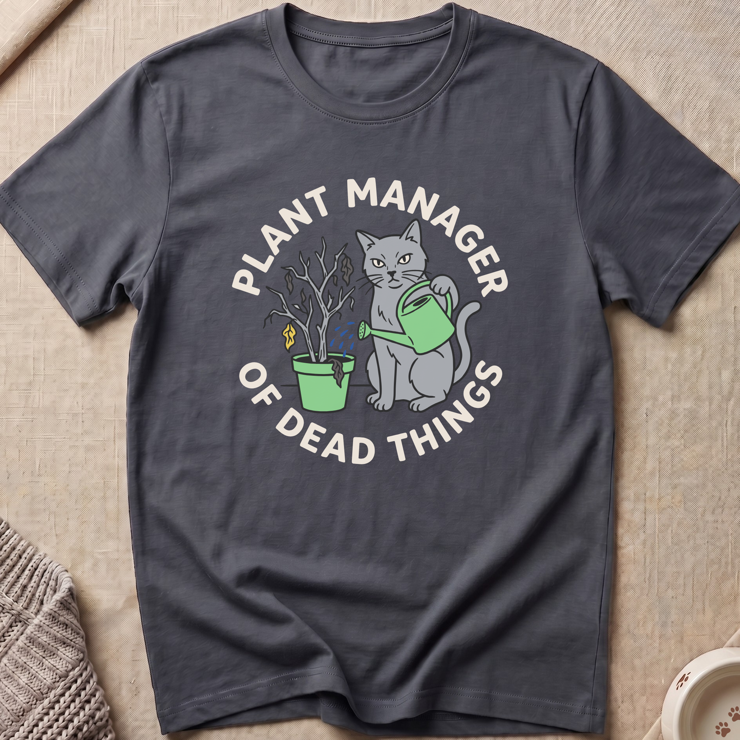 Plant Manager Cat T-Shirt