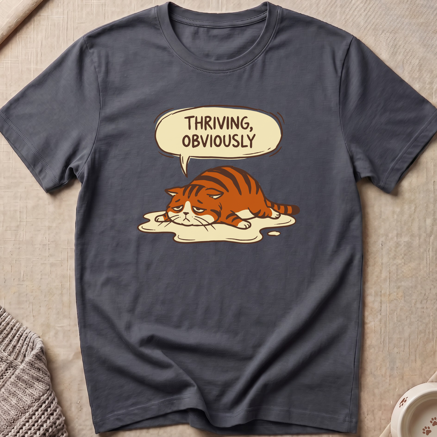 Thriving Obviously Cat T-Shirt