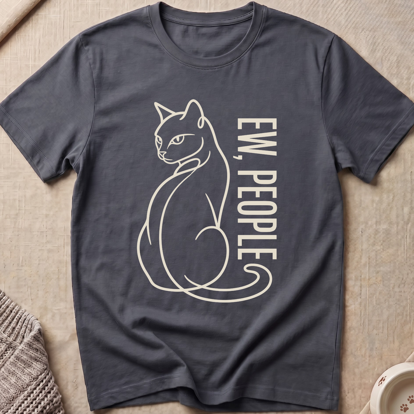 Ew People Snarky Cat T-Shirt