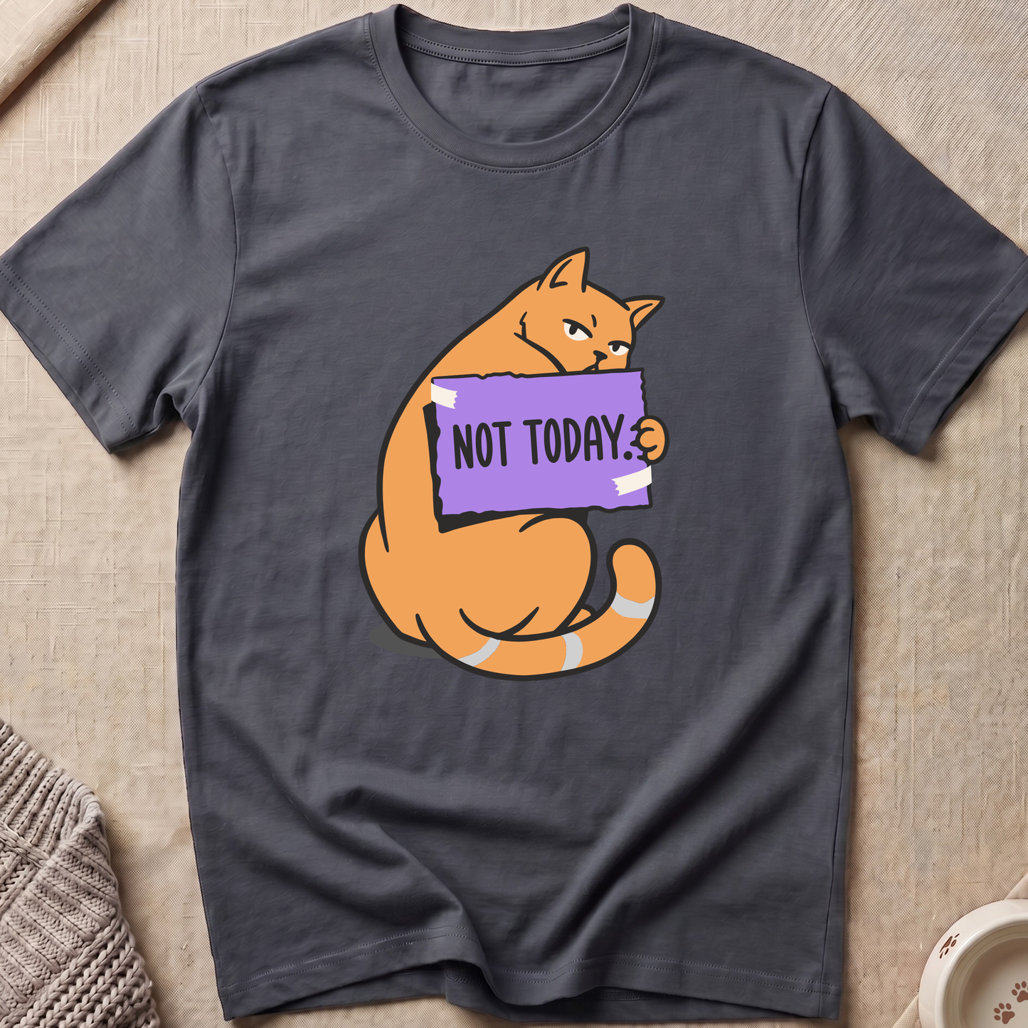 No Thanks Cat T-Shirt