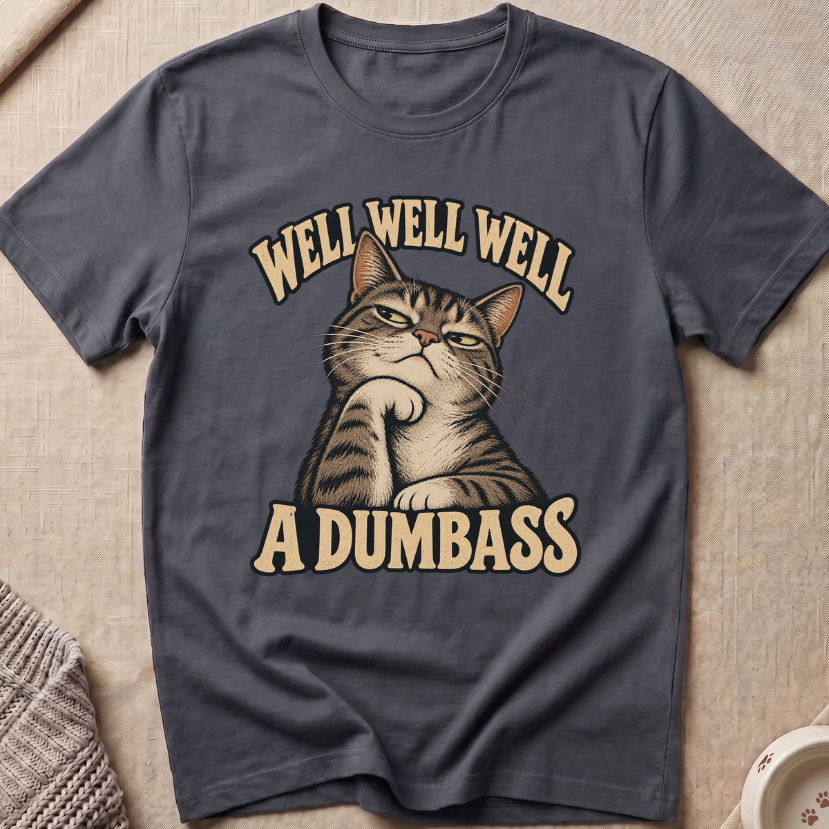 Well Well Well Cat T-Shirt