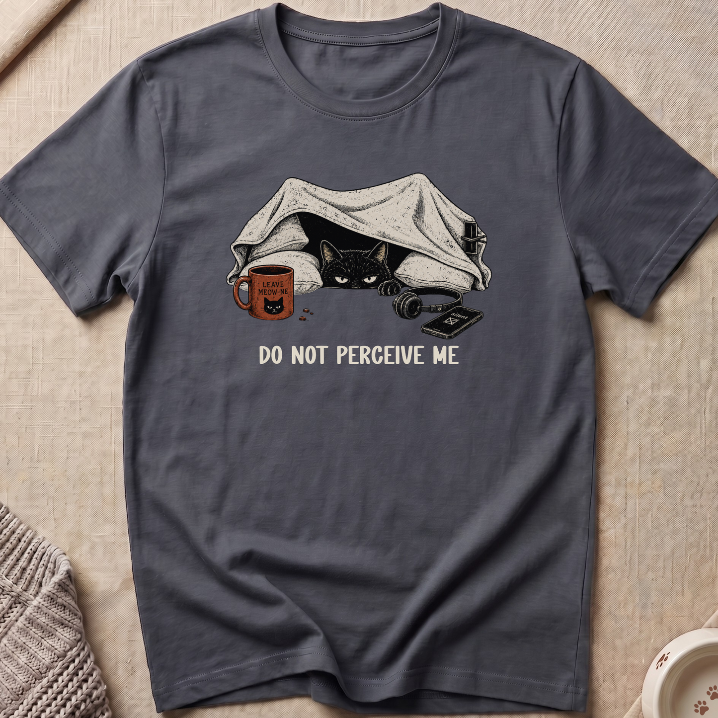 Do Not Perceive Me Cat T-Shirt