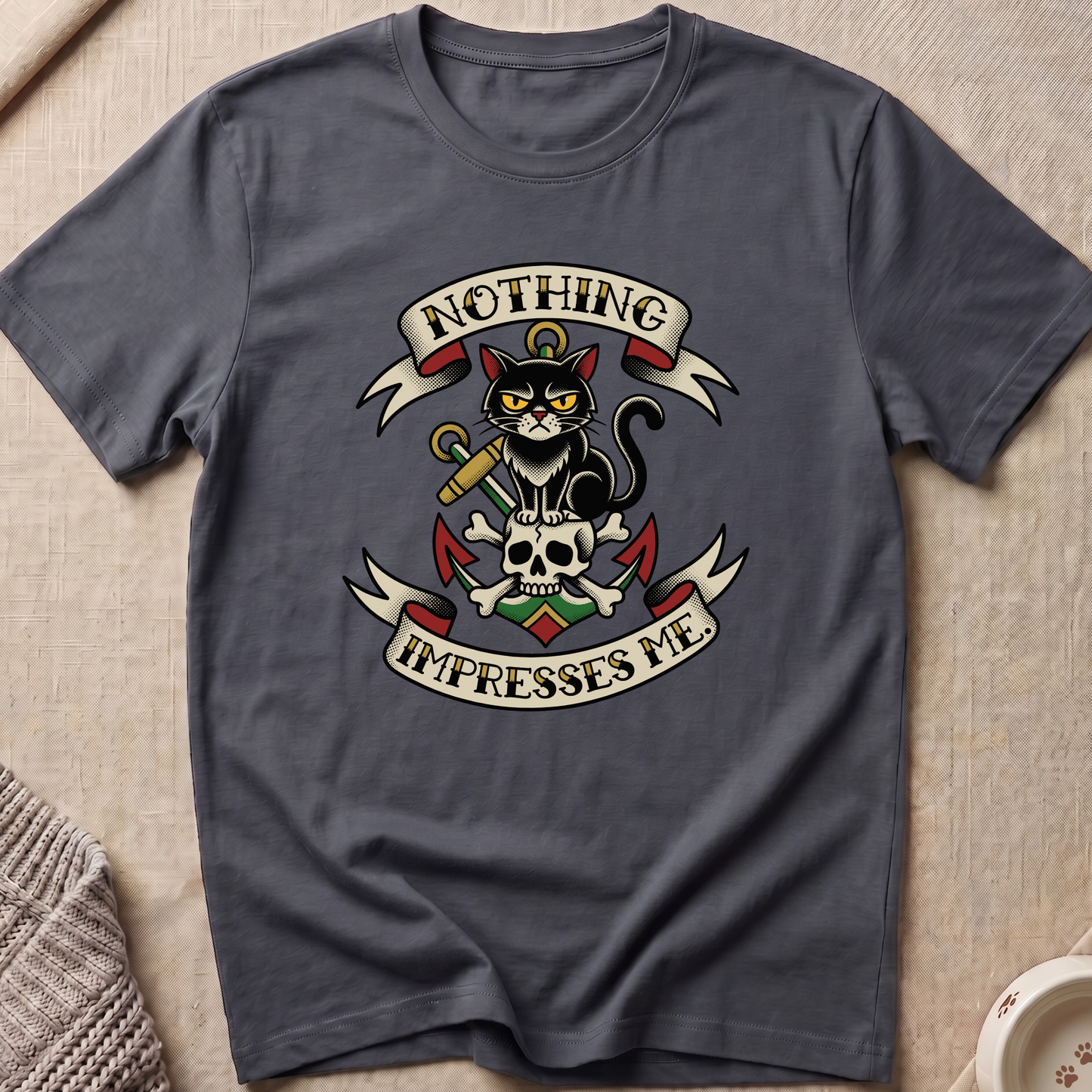 Nothing Impresses Me Cat T-Shirt