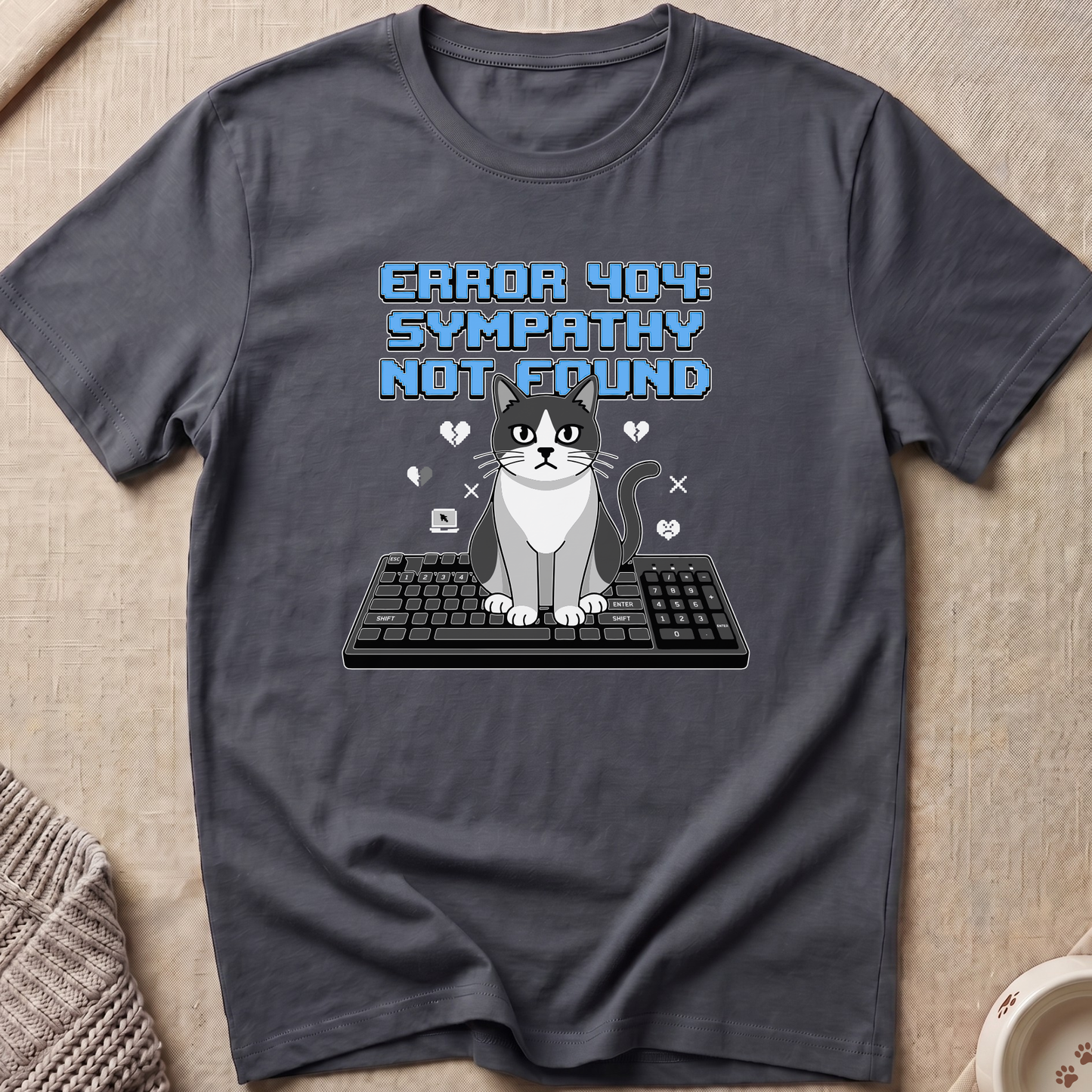Sympathy Not Found Cat T-Shirt