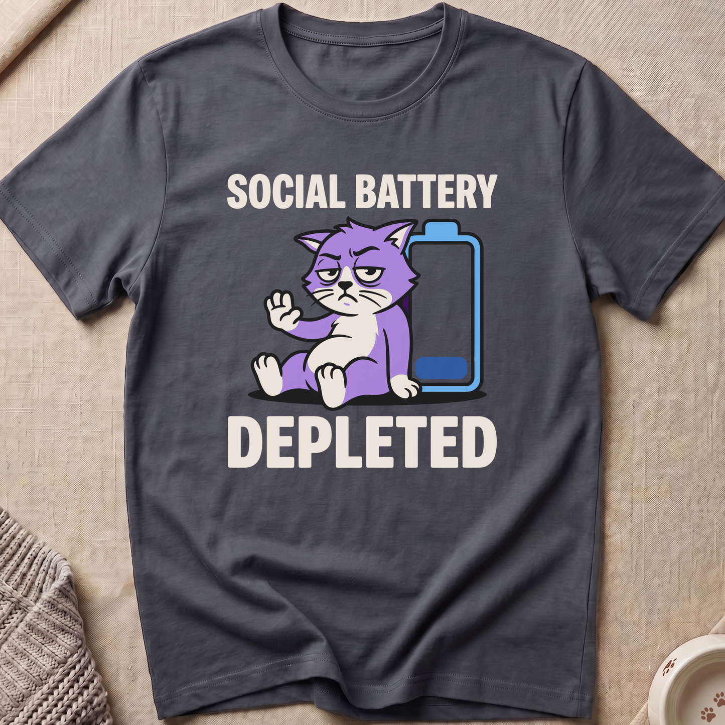 Social Battery Depleted T-Shirt