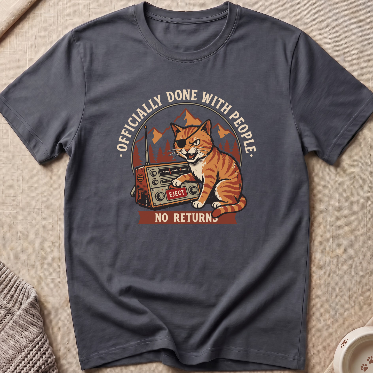 Officially Done Cat T-Shirt