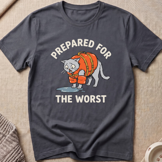 Prepared For The Worst Cat T-Shirt