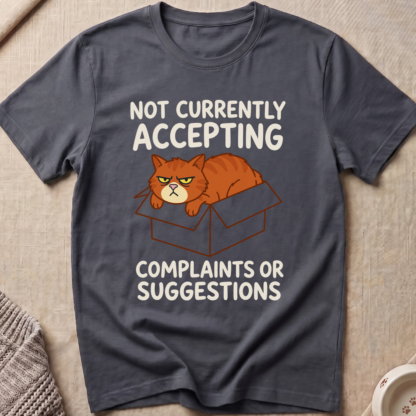 Not Currently Accepting Cat T-Shirt