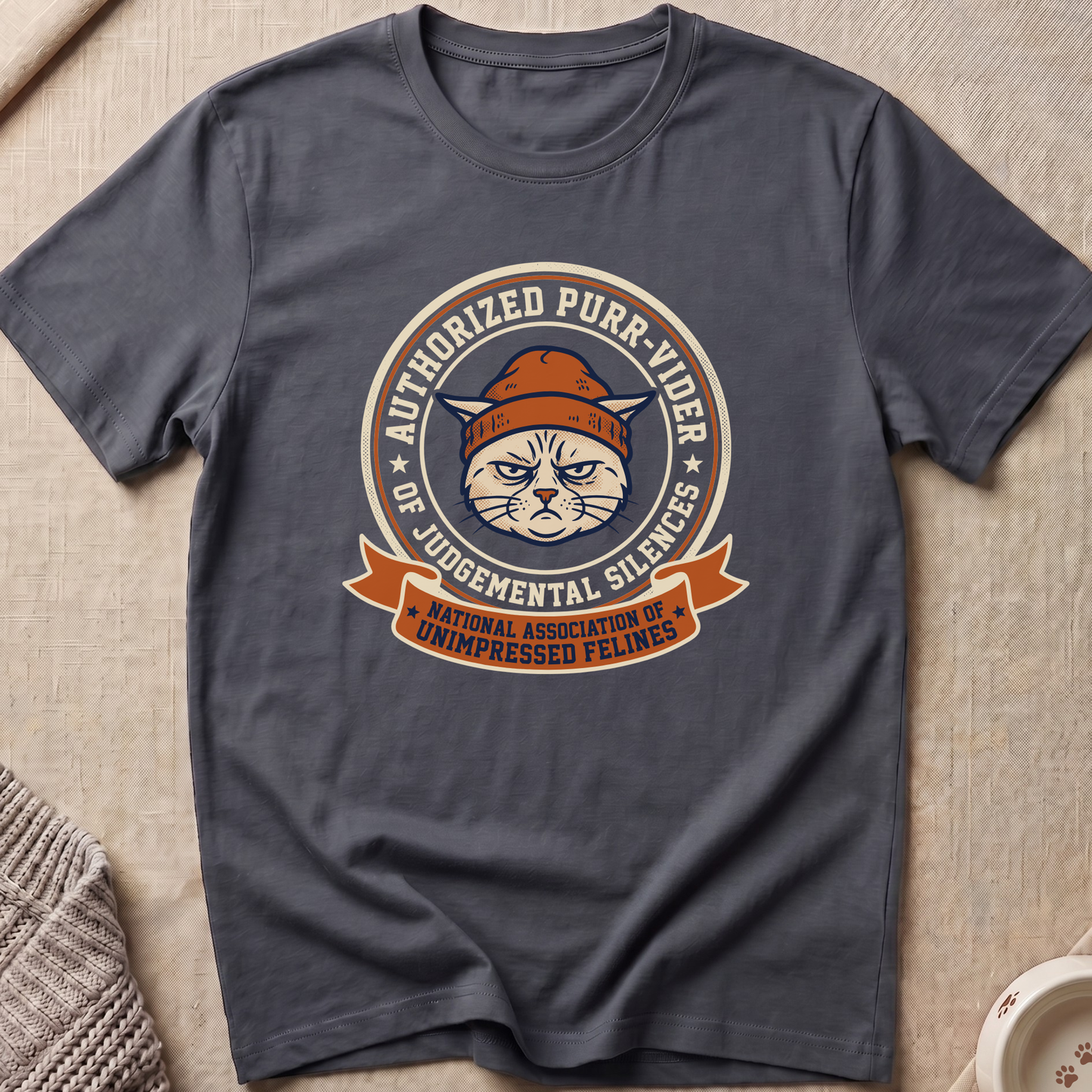 Authorized Purr-Vider Cat T-Shirt