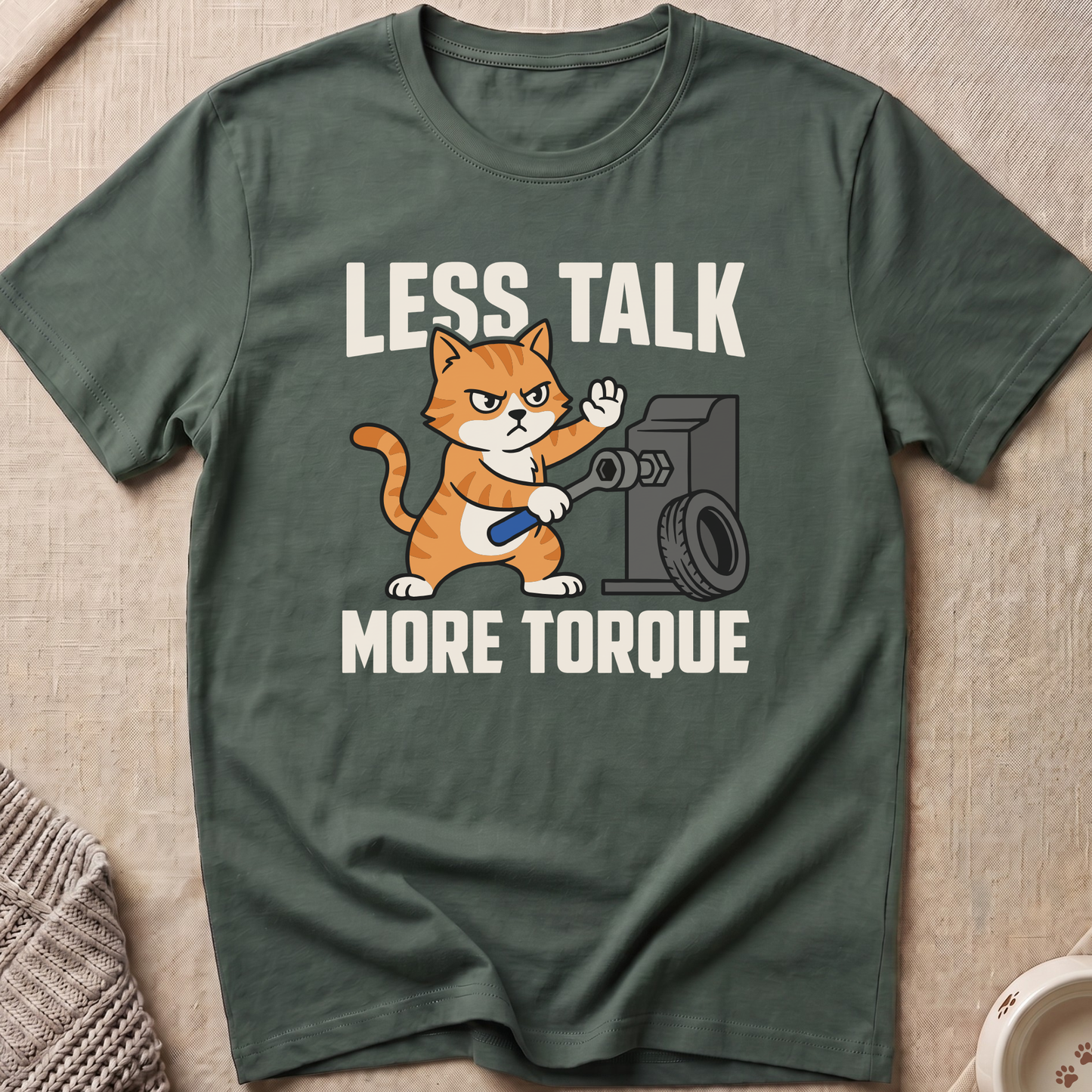 More Torque Snarky Cat T-Shirt