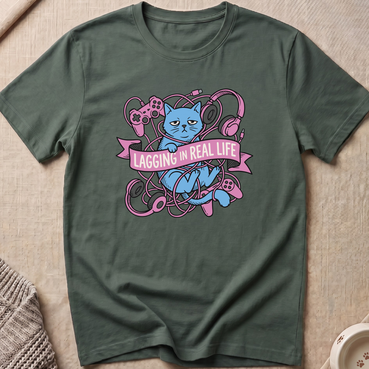 Lagging Cat T-Shirt
