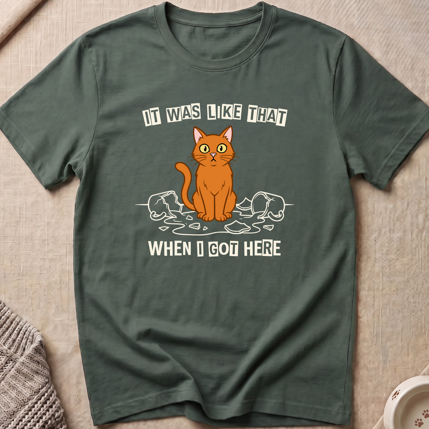 Snarky Cat Alibi T-Shirt
