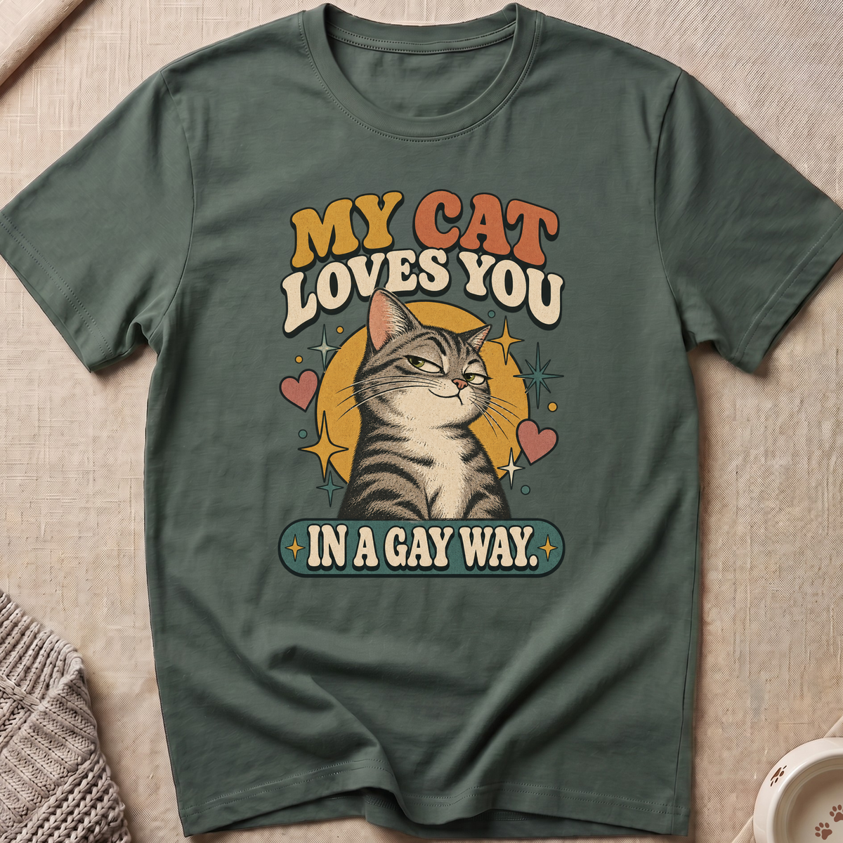 My Cat Loves You T-Shirt