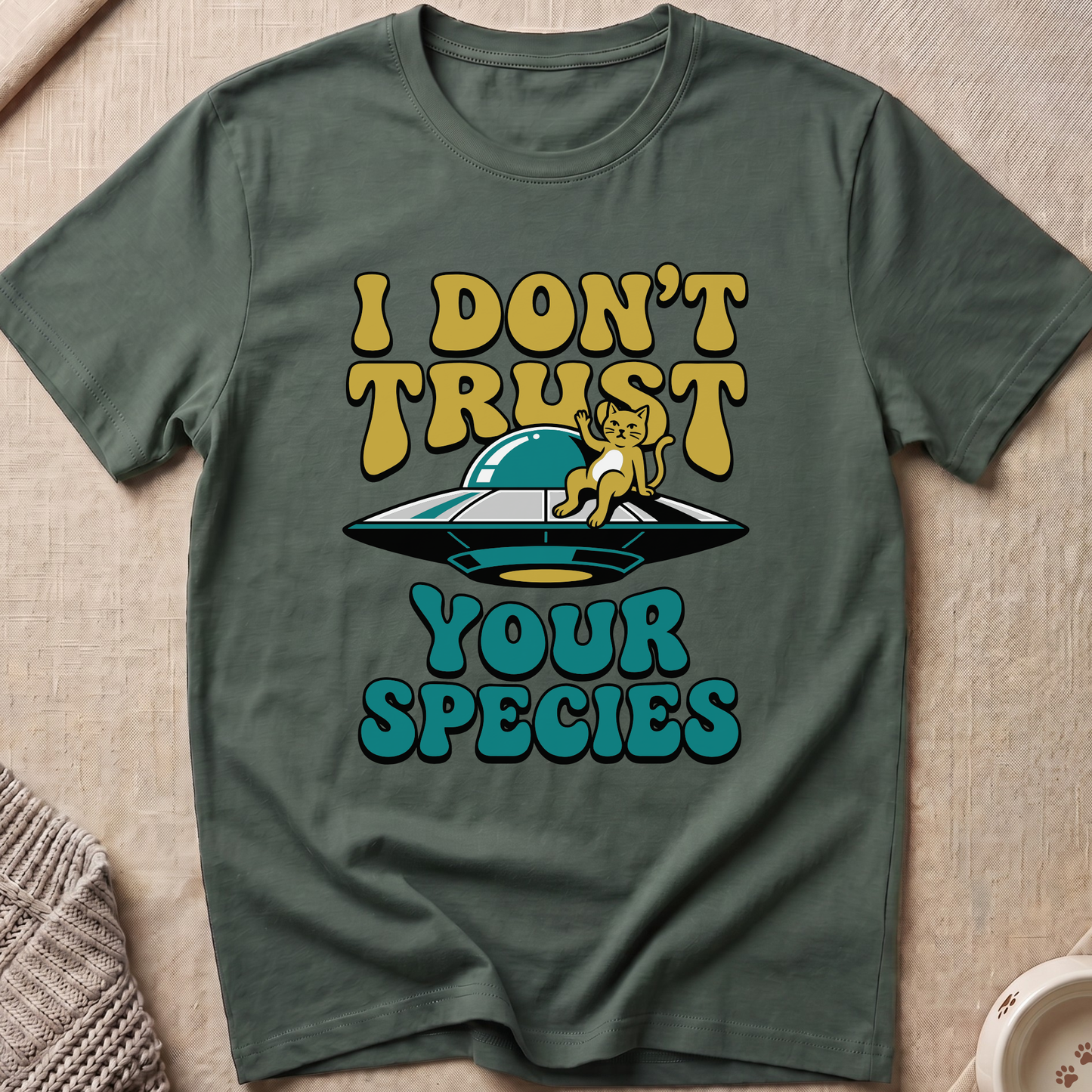Trust Issues Snarky Cat T-Shirt